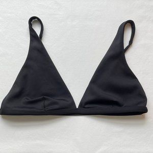 Left On Friday Triangle Bikini Top Jet Black L